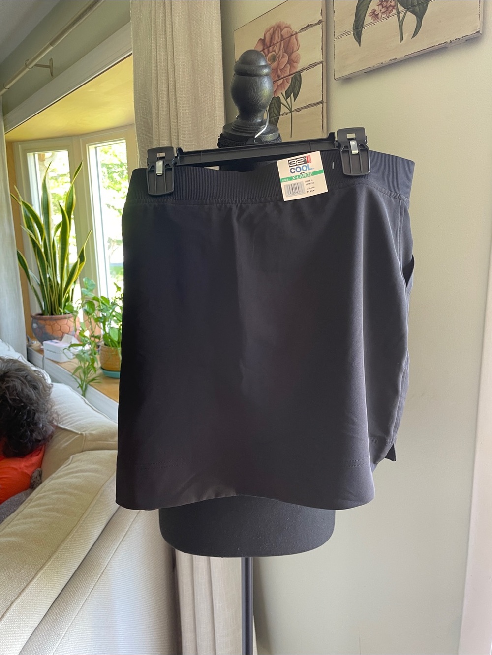 Women’s Black Active Skort - COOL Tech